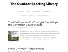 Tablet Screenshot of outdoorsportinglibrary.com